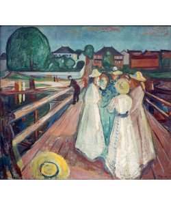 Edvard Munch, Mädchen auf dem Pier