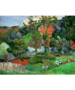 Paul Gauguin, La femme à la cruche, ou Paysage à Pont-Aven
