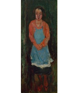 Chaim Soutine, Cuisinière en tablier bleu