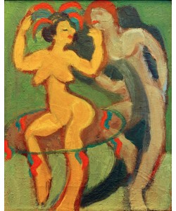 Ernst Ludwig Kirchner, Gelbe Tänzerin mit grauem Partner