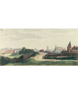 Albrecht Dürer, Ansicht der Stadt Nürnberg von Westen