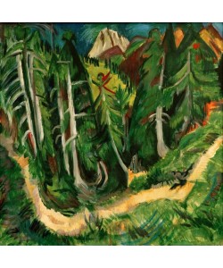 Ernst Ludwig Kirchner, Waldschlucht Stafel