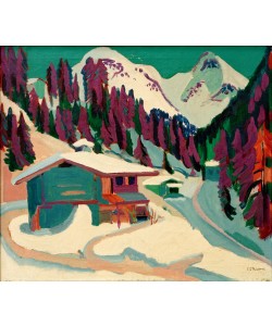 Ernst Ludwig Kirchner, Wildboden im Schnee