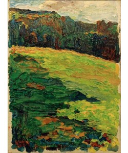 Wassily Kandinsky, Kochel – Bergwiese vor Waldrand