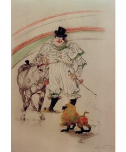 Henri de Toulouse-Lautrec, Cheval et Singe dressés