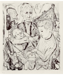 Max Beckmann, Familienszene