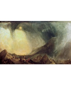 JOSEPH MALLORD WILLIAM TURNER, Snow Storm: Hannibal and his Army crossing the Alps