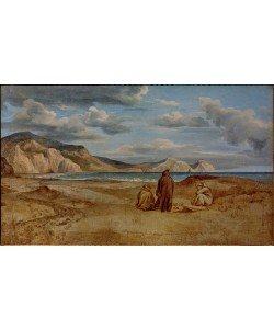 Heinrich Reinhold, Meeresküste am Kap Orlando in Sizilien 