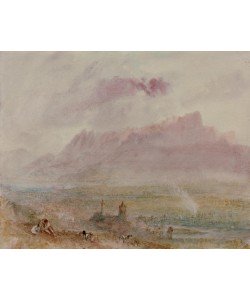 JOSEPH MALLORD WILLIAM TURNER, The Town an Lake of Thun