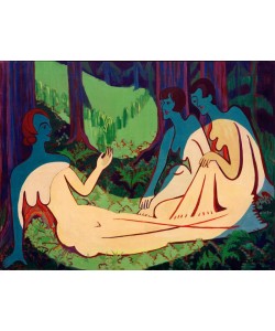 Ernst Ludwig Kirchner, Akte im Wald (große Fassung)