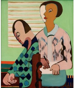 Ernst Ludwig Kirchner, Das Paar. Selbstbildnis mit Erna