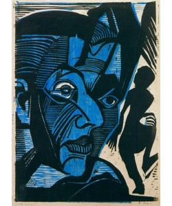 Ernst Ludwig Kirchner, Melancholie der Berge (Selbstbildnis)
