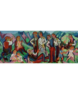 Ernst Ludwig Kirchner, Sonntag der Bergbauern (Alpsonntag)