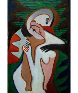 Ernst Ludwig Kirchner, Liebespaar – Der Kuß