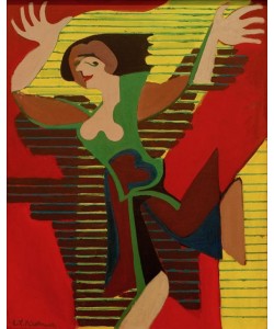 Ernst Ludwig Kirchner, Springende Tänzerin. Gret Palucca