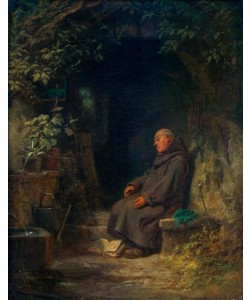 Carl Spitzweg, Schlafender alter Eremit