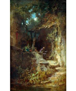 Carl Spitzweg, Lesender Klausner