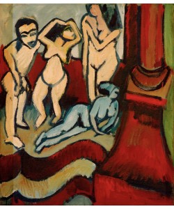 Ernst Ludwig Kirchner, Vier Holzplastiken
