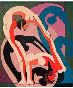 Ernst Ludwig Kirchner, Akrobatenpaar – Plastik