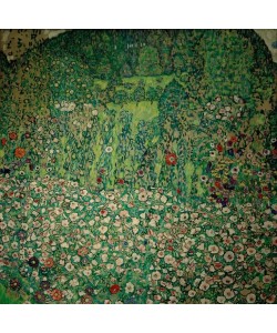 Gustav Klimt, Gartenlandschaft mit Bergkuppe 