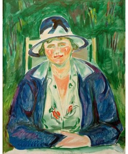Edvard Munch, Portrait der Frau Hoffmann