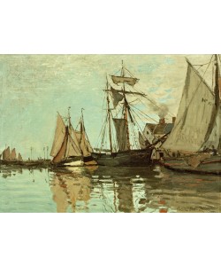 Claude Monet, Boote im Hafen von Honfleur