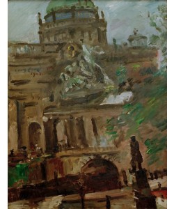 Lovis Corinth, Schloßfreiheit in Berlin, gesehen von der Darmstädter Bank