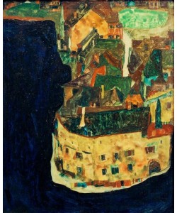 Egon Schiele, Stadt am Blauen Fluß II