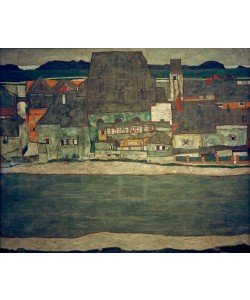 Egon Schiele, Häuser am Fluß II