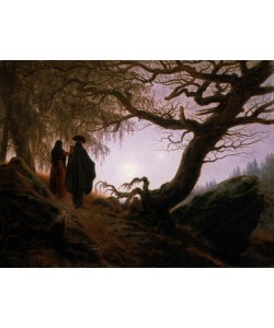 Caspar David Friedrich, Mann und Frau den Mond betrachtend