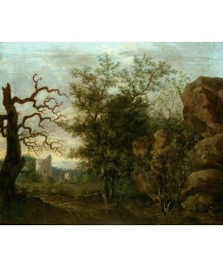 Caspar David Friedrich, Landschaft mit kahlem Baum