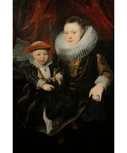 Anthony Van Dyck, Portrait of a Young Woman with a Child