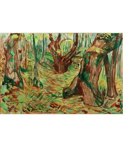 Edvard Munch, Knorrige Baumstämme II