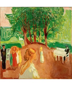 Edvard Munch, Flirt im Park II