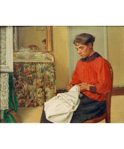 Felix Vallotton, Jeune femme cousant
