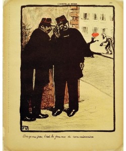Felix Vallotton, Bougeons pas, c’est la femme du commissaire