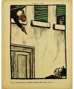 Felix Vallotton, Tu y reviendras, cochon, pisser sur mon mur