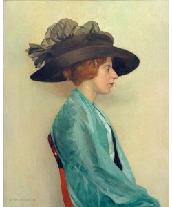 Felix Vallotton, Jeune femme au chapeau noir