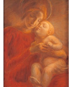 Gaetano Previati, Maria mit Kind