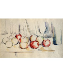 Paul Cézanne, Pommes, bouteille et verre