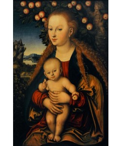 Lucas Cranach der Ältere, The Virgin and the Child under an apple-tree