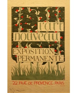 Felix Vallotton, Plakat für L’Art Nouveau