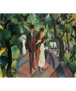 August Macke, Spaziergang auf der Brücke