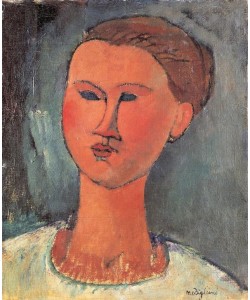 Amedeo Modigliani, Kopf einer Frau