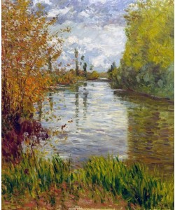 Gustave Caillebotte, Le petit bras de la Seine en automne