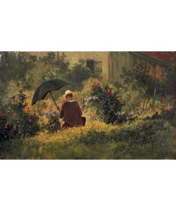 Carl Spitzweg, Der Maler im Garten