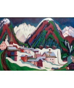 Ernst Ludwig Kirchner, Dorf Monstein bei Davos