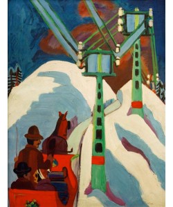 Ernst Ludwig Kirchner, Schlittenfahrt