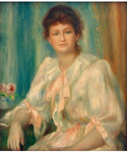 Pierre-Auguste Renoir, Porträt einer jungen Frau in Weiß
