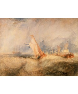 JOSEPH MALLORD WILLIAM TURNER, Admiral van Tromp kreuzt gegen den Wind